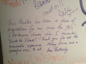 theatre, Christmas, Inside the Island